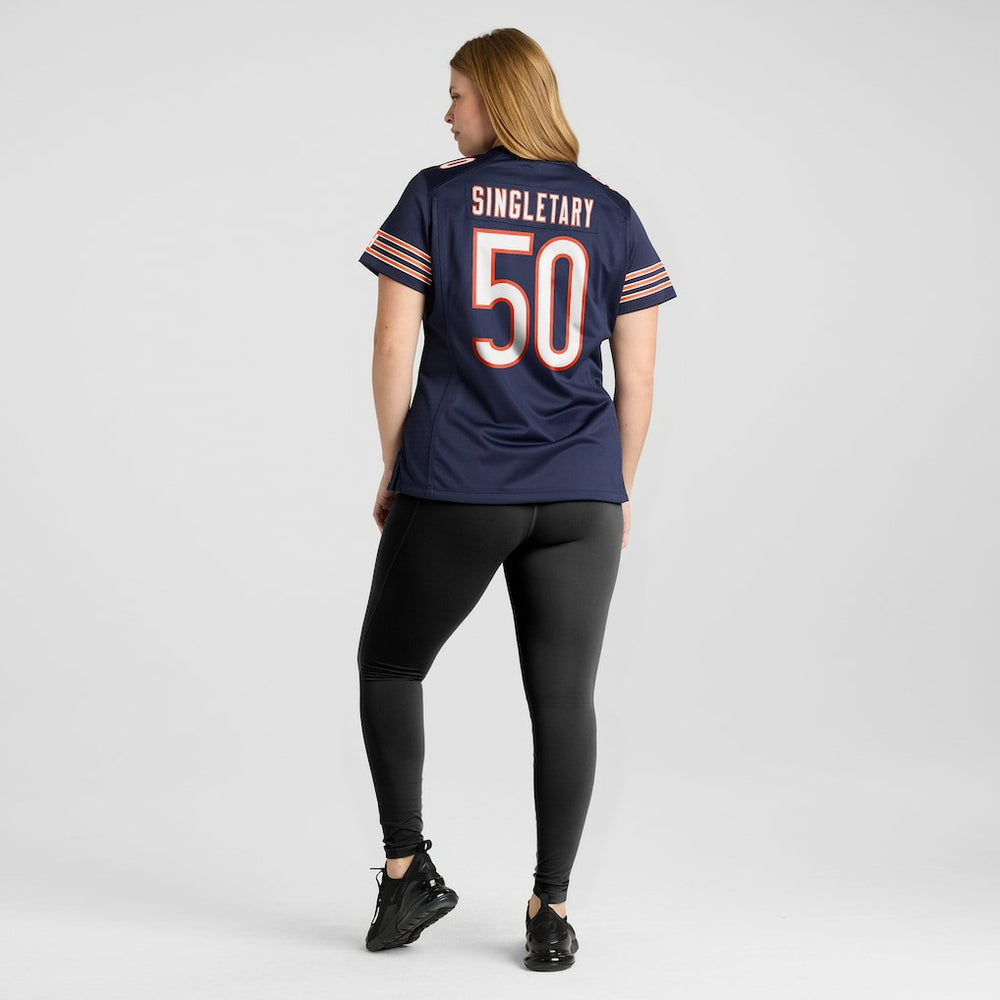 Mike Singletary Chicago Bears Women's Game Retired Player Jersey Navy | Nike for Sale
