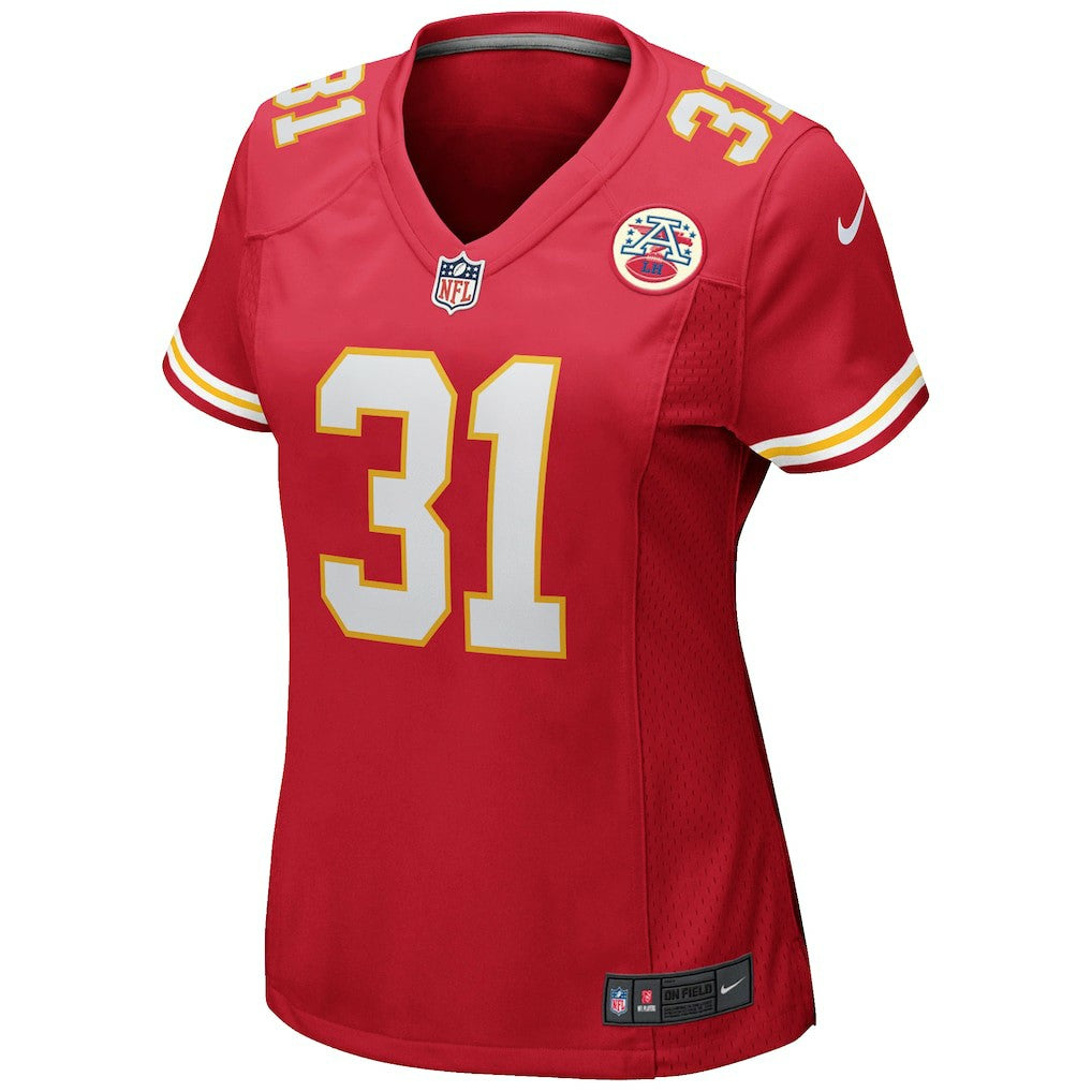 Priest Holmes Kansas City Chiefs Women's Game Retired Player Jersey Red | Nike for Sale
