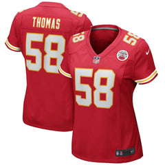 Derrick Thomas Kansas City Chiefs Women's Game Retired Player Jersey Red | Nike for Sale