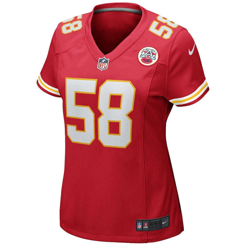 Derrick Thomas Kansas City Chiefs Women's Game Retired Player Jersey Red | Nike for Sale