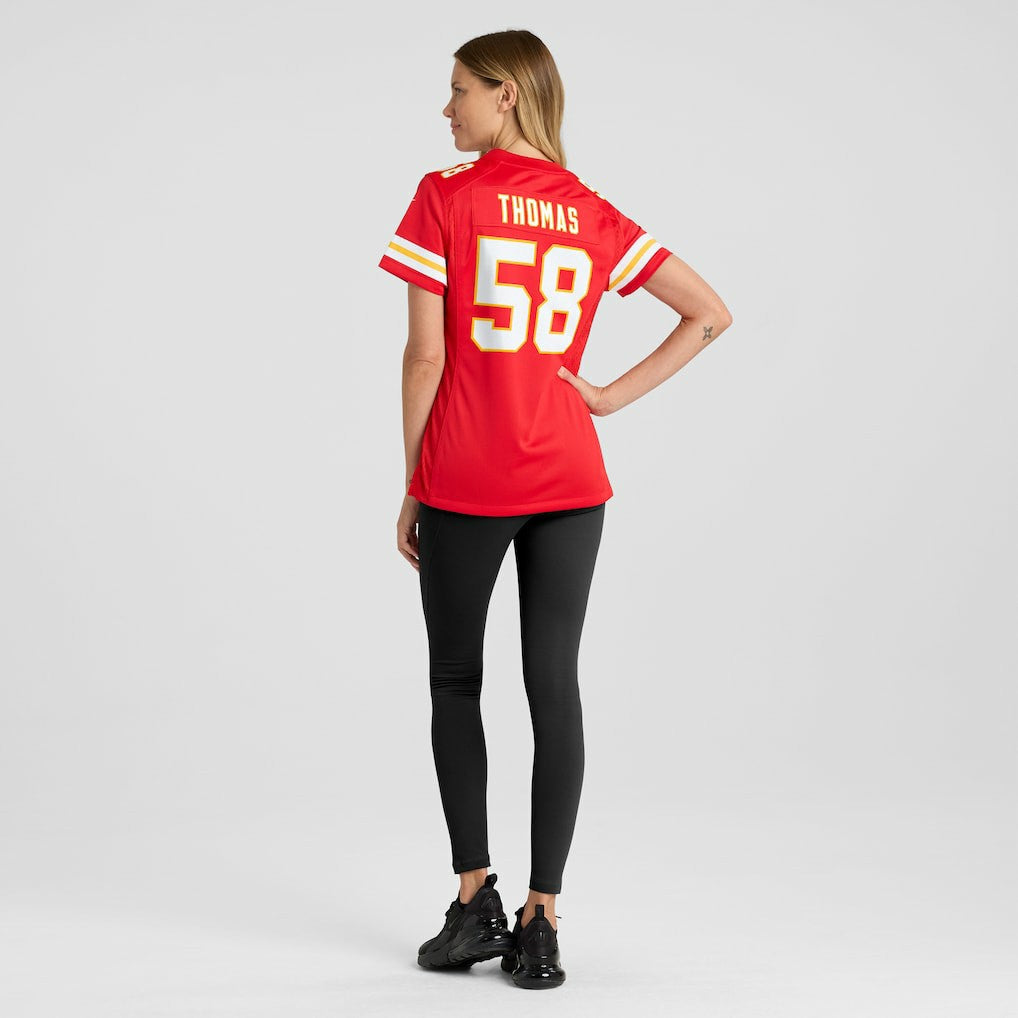 Derrick Thomas Kansas City Chiefs Women's Game Retired Player Jersey Red | Nike for Sale