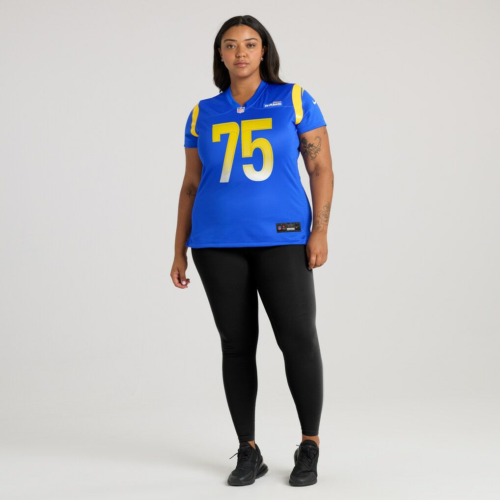 Deacon Jones Los Angeles Rams Women's Game Retired Player Jersey Royal | Nike for Sale