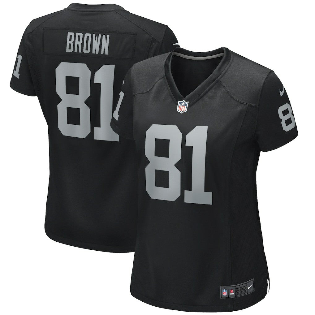 Tim Brown Las Vegas Raiders Women's Game Retired Player Jersey Black | Nike for Sale