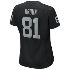 Tim Brown Las Vegas Raiders Women's Game Retired Player Jersey Black | Nike for Sale