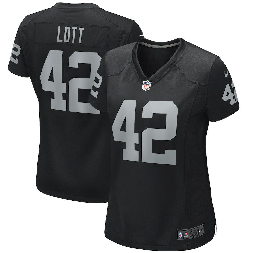 Ronnie Lott Las Vegas Raiders Women's Game Retired Player Jersey Black | Nike for Sale