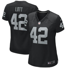 Ronnie Lott Las Vegas Raiders Women's Game Retired Player Jersey Black | Nike for Sale