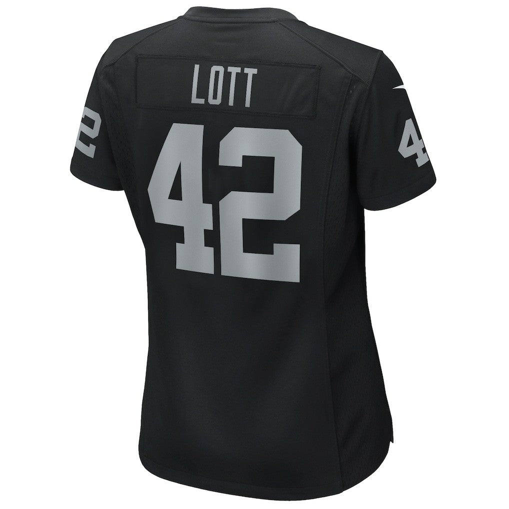 Ronnie Lott Las Vegas Raiders Women's Game Retired Player Jersey Black | Nike for Sale