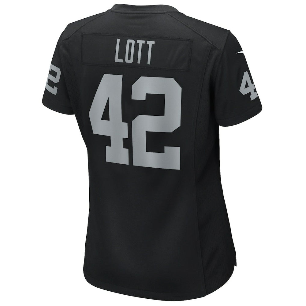 Ronnie Lott Las Vegas Raiders Women's Game Retired Player Jersey Black | Nike for Sale