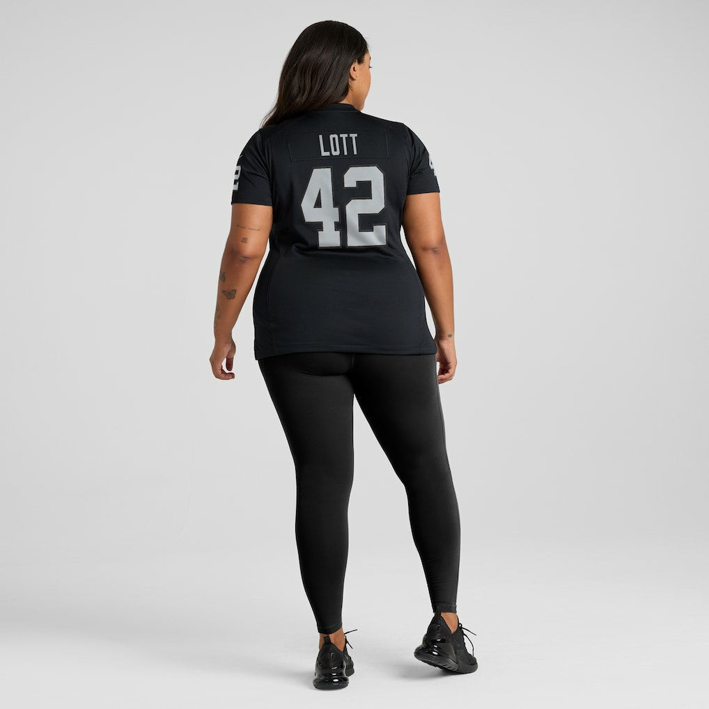 Ronnie Lott Las Vegas Raiders Women's Game Retired Player Jersey Black | Nike for Sale