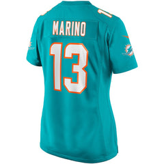 Dan Marino Miami Dolphins Women's Game Retired Player Jersey Aqua | Nike for Sale