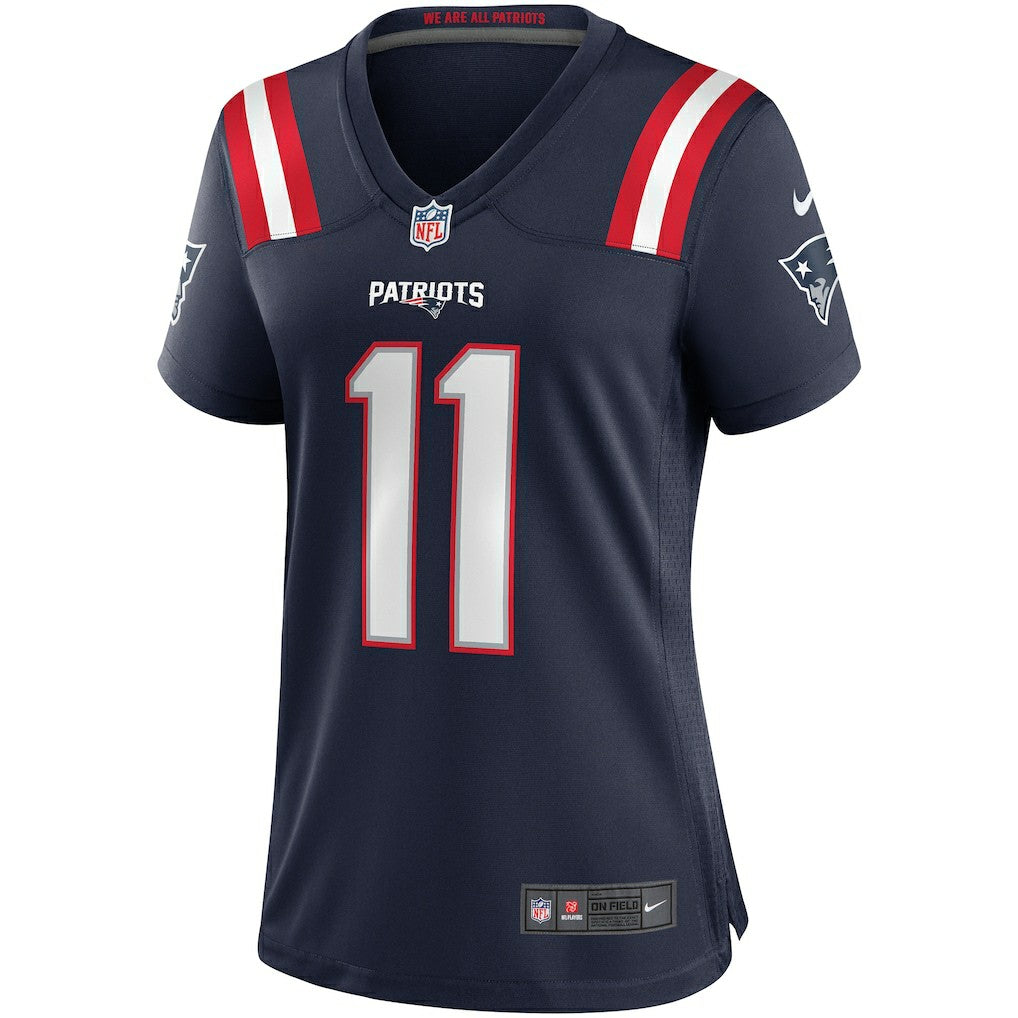 Drew Bledsoe New England Patriots Women's Game Retired Player Jersey Navy | Nike for Sale