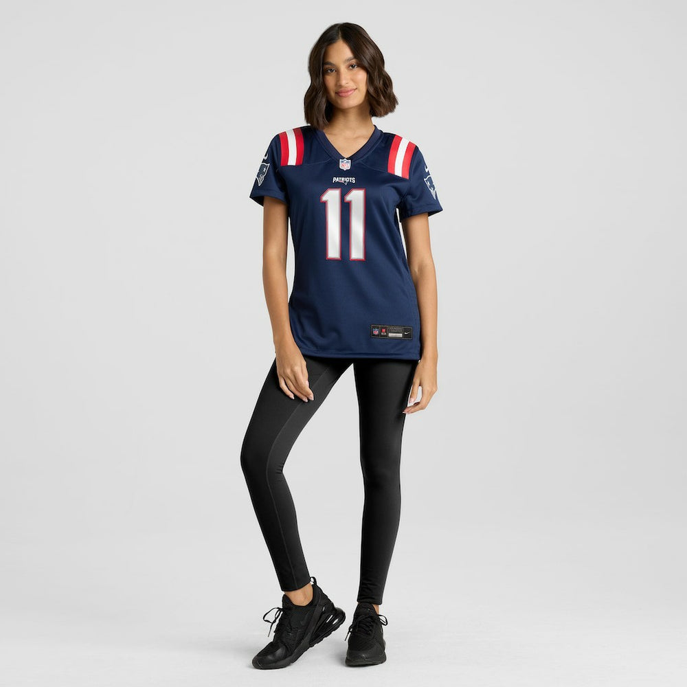 Drew Bledsoe New England Patriots Women's Game Retired Player Jersey Navy | Nike for Sale