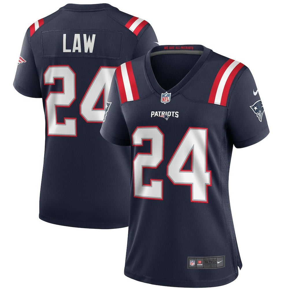 Ty Law New England Patriots Women's Game Retired Player Jersey Navy | Nike for Sale