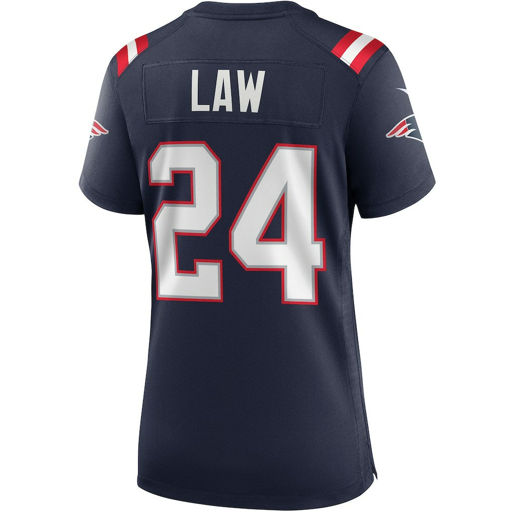 Ty Law New England Patriots Women's Game Retired Player Jersey Navy | Nike for Sale