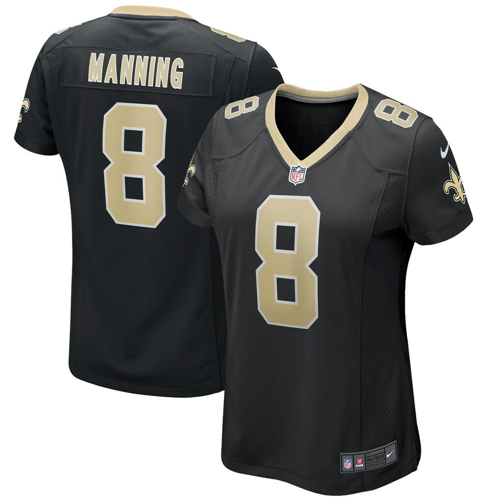 Archie Manning New Orleans Saints Women's Game Retired Player Jersey Black | Nike for Sale