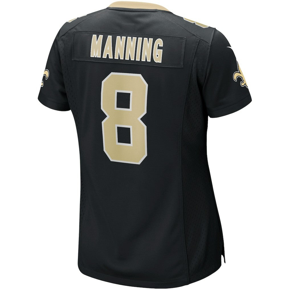 Archie Manning New Orleans Saints Women's Game Retired Player Jersey Black | Nike for Sale