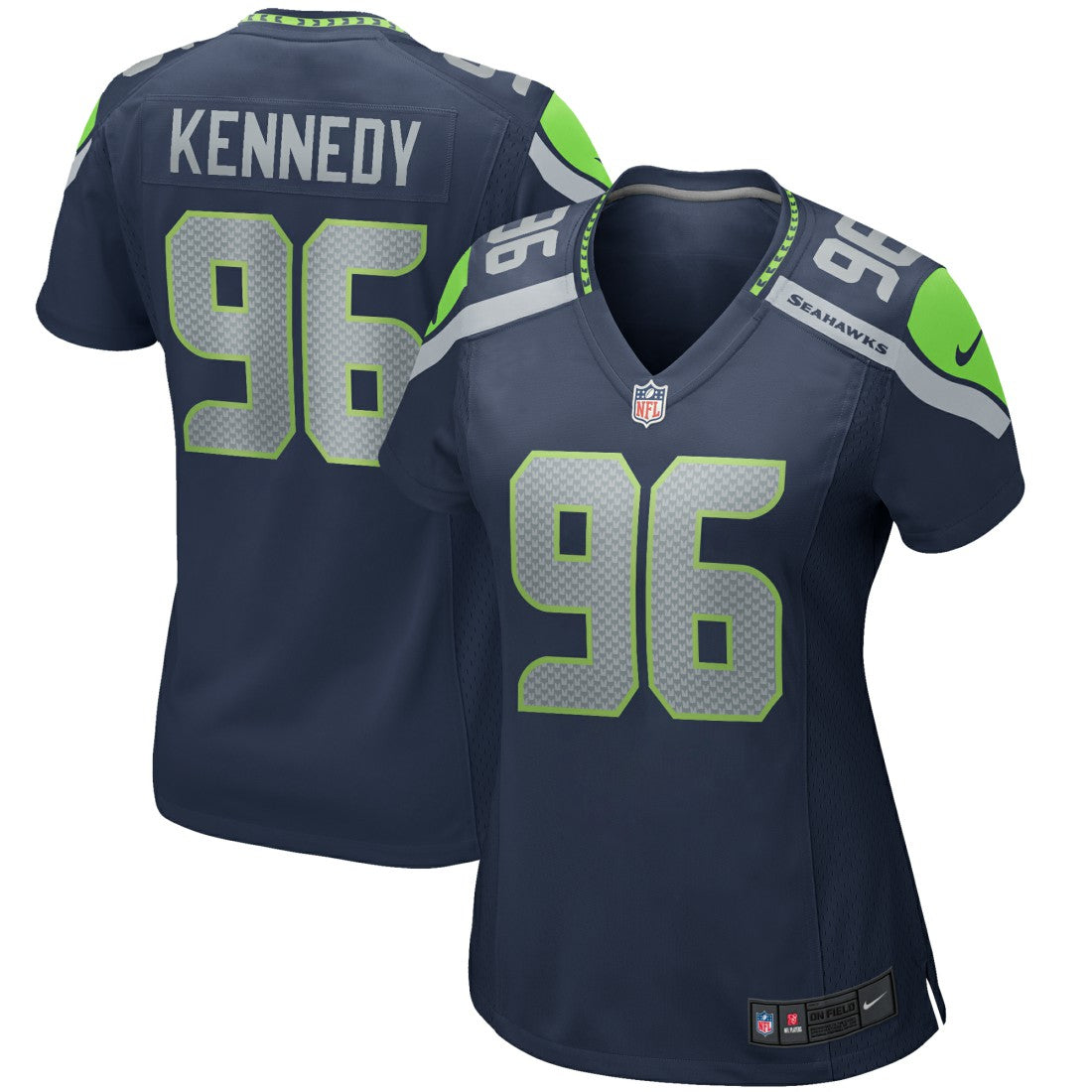 Cortez Kennedy Seattle Seahawks Women's Game Retired Player Jersey College Navy | Nike for Sale