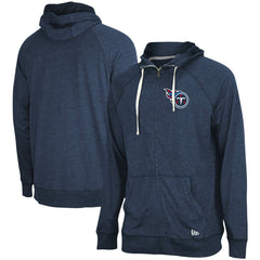 Tennessee Titans New Era In Season Hoodie Full-Zip Jacket Heathered Navy | NFL
