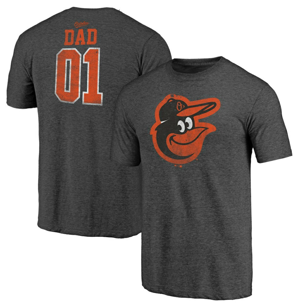 Baltimore Orioles Father's Day Greatest Dad Tri-Blend T-Shirt - MLB