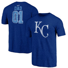 Kansas City Royals Father's Day Greatest Dad Tri-Blend T-Shirt - MLB