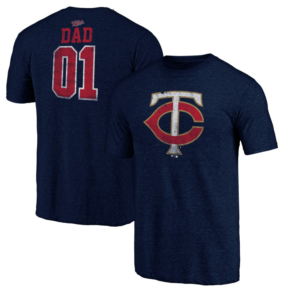 Minnesota Twins Father's Day Greatest Dad Tri-Blend T-Shirt - MLB