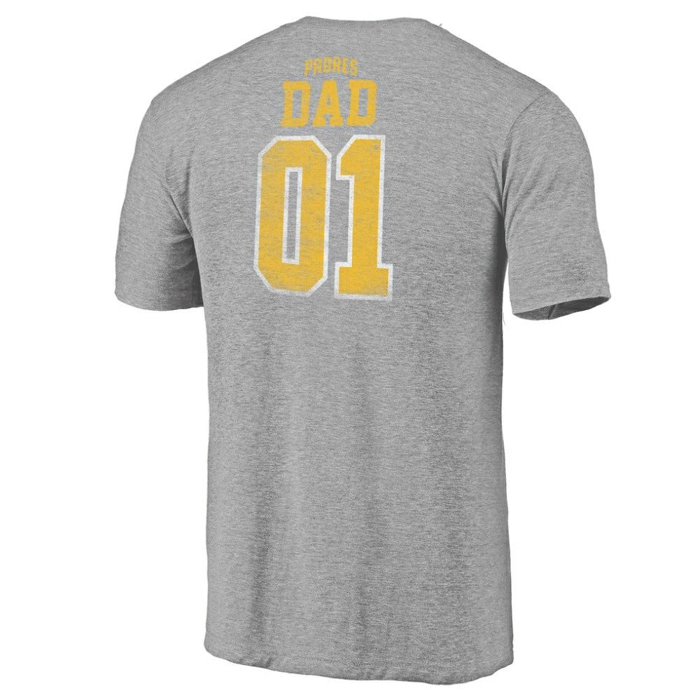 San Diego Padres Father's Day Greatest Dad Tri-Blend T-Shirt - MLB