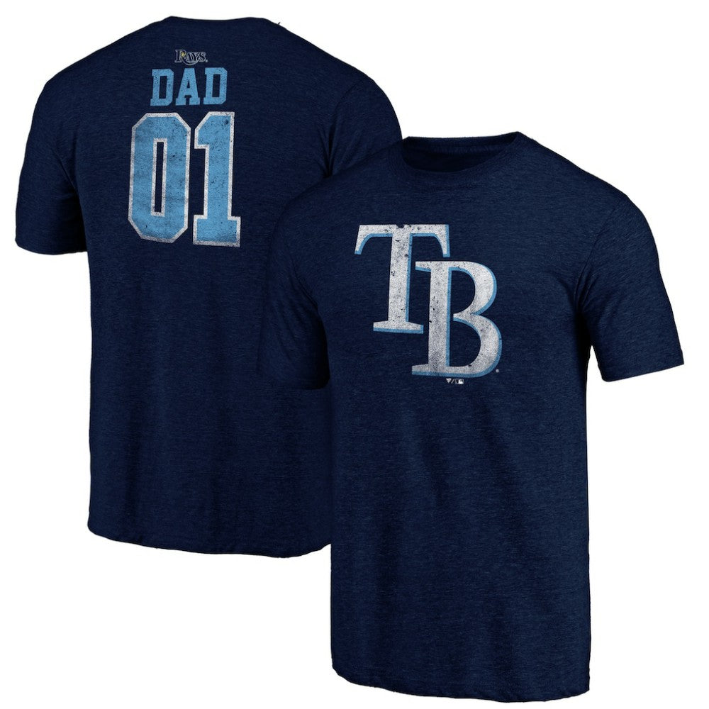 Tampa Bay Rays Father's Day Greatest Dad Tri-Blend T-Shirt - MLB