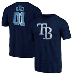 Tampa Bay Rays Father's Day Greatest Dad Tri-Blend T-Shirt - MLB