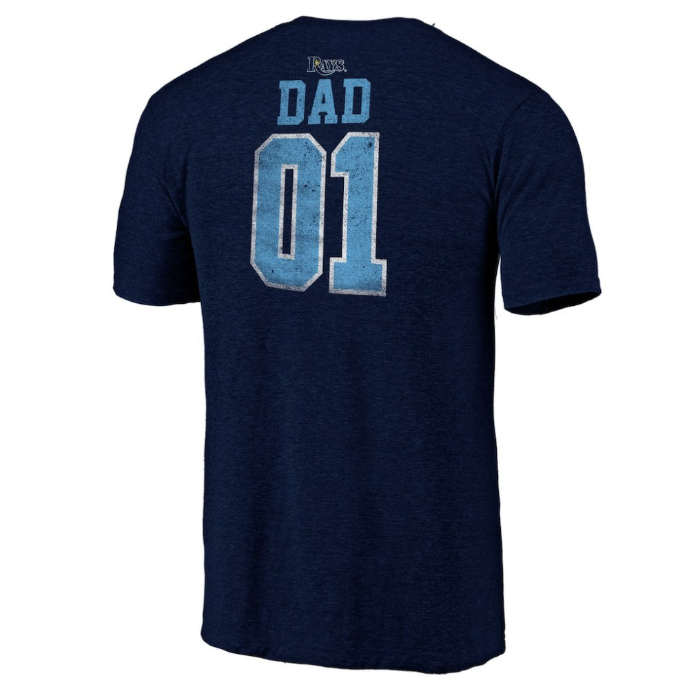 Tampa Bay Rays Father's Day Greatest Dad Tri-Blend T-Shirt - MLB