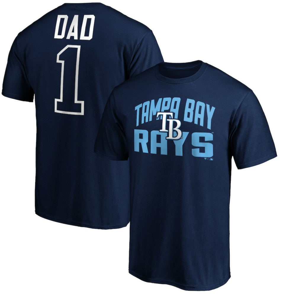 Tampa Bay Rays Father's Day #1 Dad T-Shirt - MLB