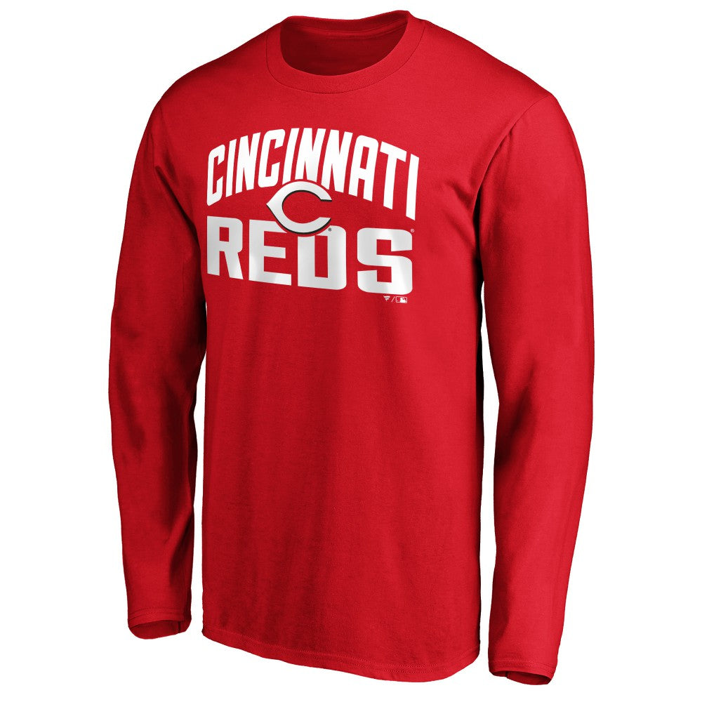 Cincinnati Reds Father's Day #1 Dad Long Sleeve T-Shirt - MLB