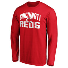Cincinnati Reds Father's Day #1 Dad Long Sleeve T-Shirt - MLB