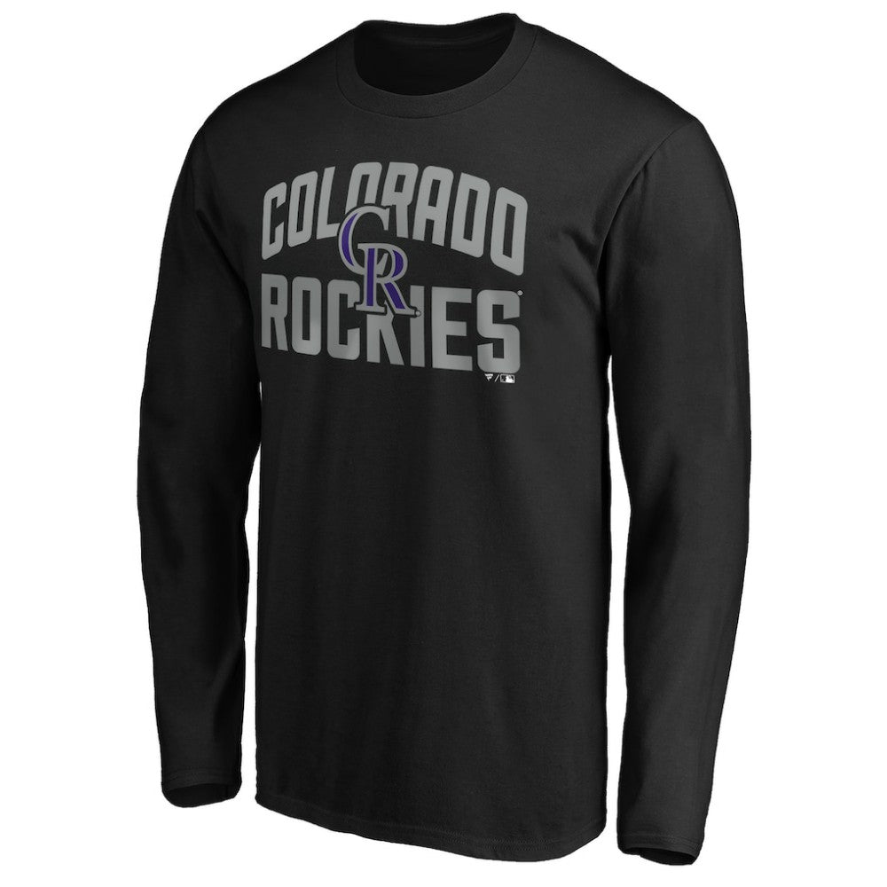 Colorado Rockies Father's Day #1 Dad Long Sleeve T-Shirt - MLB