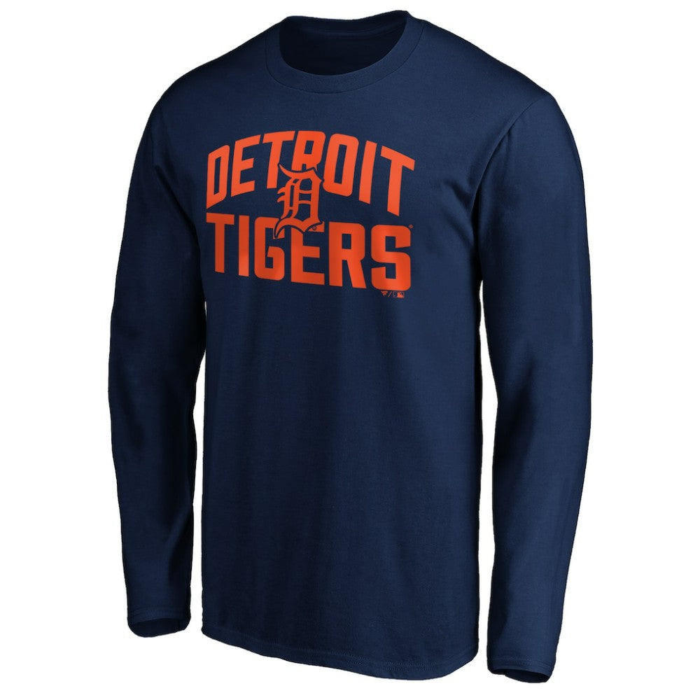 Detroit Tigers Father's Day #1 Dad Long Sleeve T-Shirt - MLB