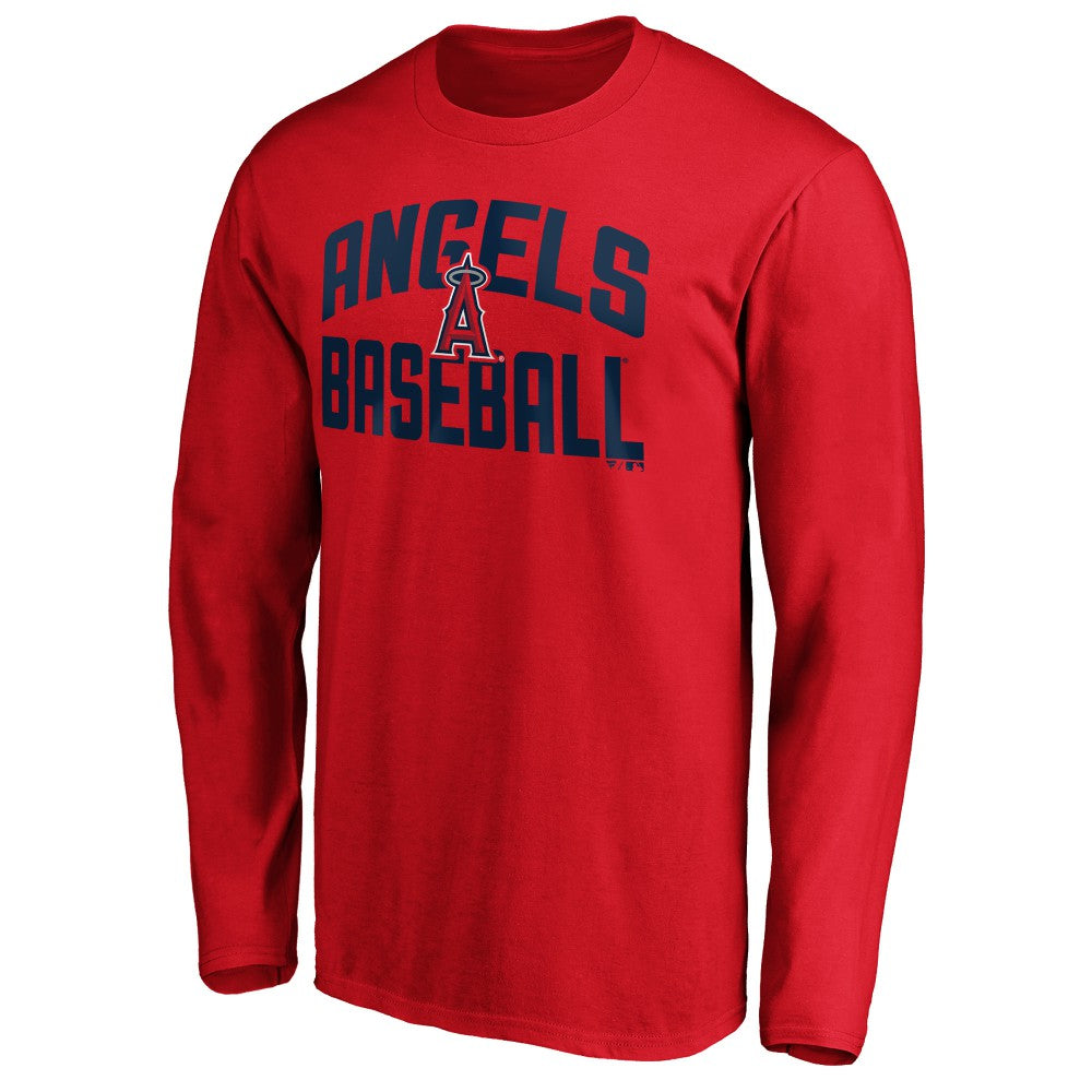Los Angeles Angels Father's Day #1 Dad Long Sleeve T-Shirt - MLB