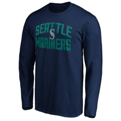Seattle Mariners Father's Day #1 Dad Long Sleeve T-Shirt - MLB