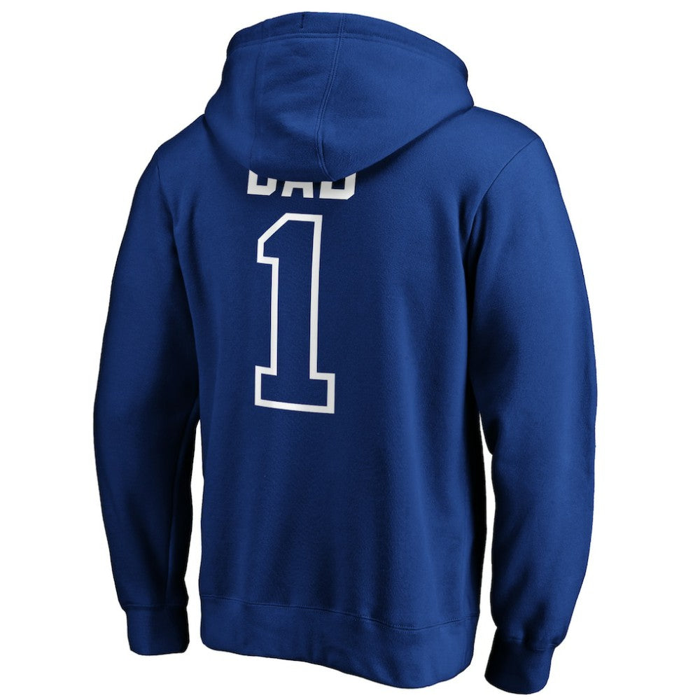 Los Angeles Dodgers Father's Day #1 Dad Pullover Hoodie - MLB