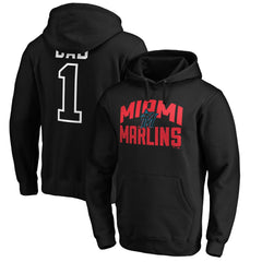 Miami Marlins Father's Day #1 Dad Pullover Hoodie - MLB