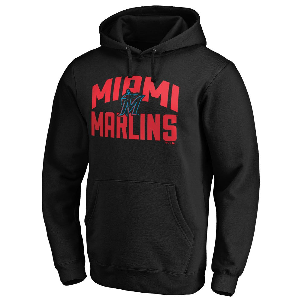 Miami Marlins Father's Day #1 Dad Pullover Hoodie - MLB