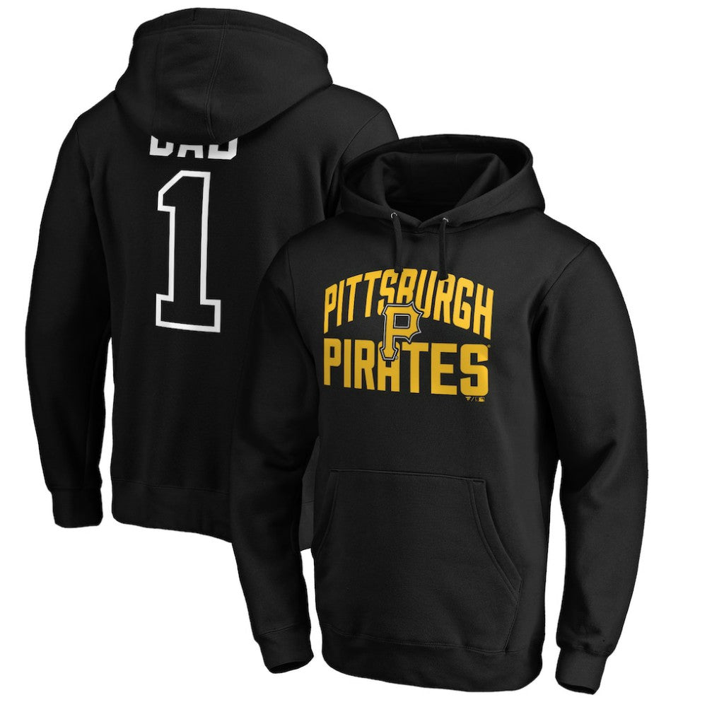 Pittsburgh Pirates Father's Day #1 Dad Pullover Hoodie - MLB
