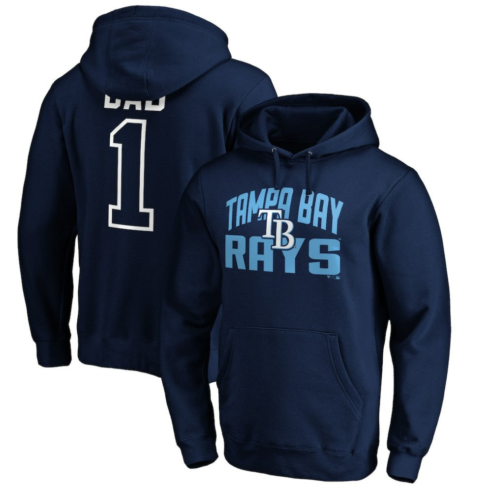 Tampa Bay Rays Father's Day #1 Dad Pullover Hoodie - MLB