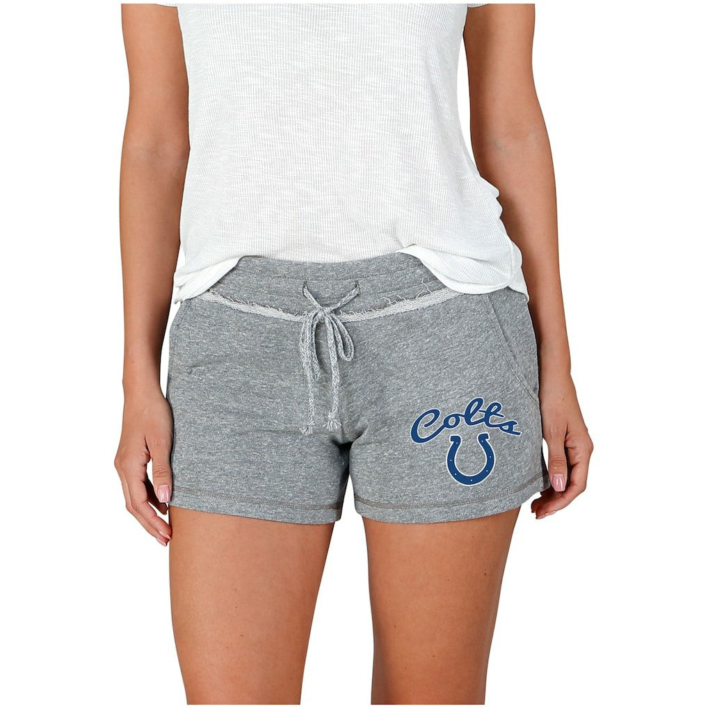 Indianapolis Colts Concepts Sport Women's Mainstream Terry Shorts Gray | NFL
