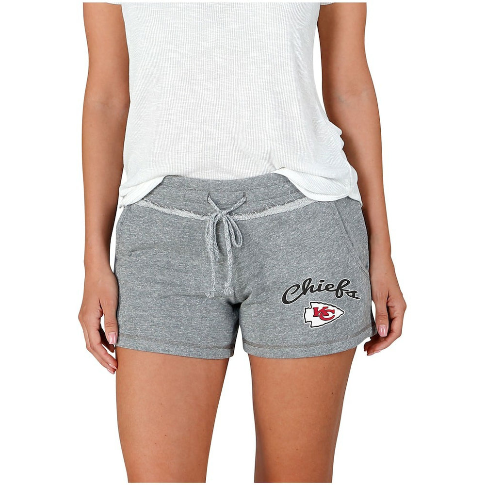 Kansas City Chiefs Concepts Sport Women's Mainstream Terry Shorts Gray | NFL