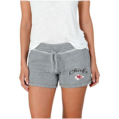 Kansas City Chiefs Concepts Sport Women's Mainstream Terry Shorts Gray | NFL