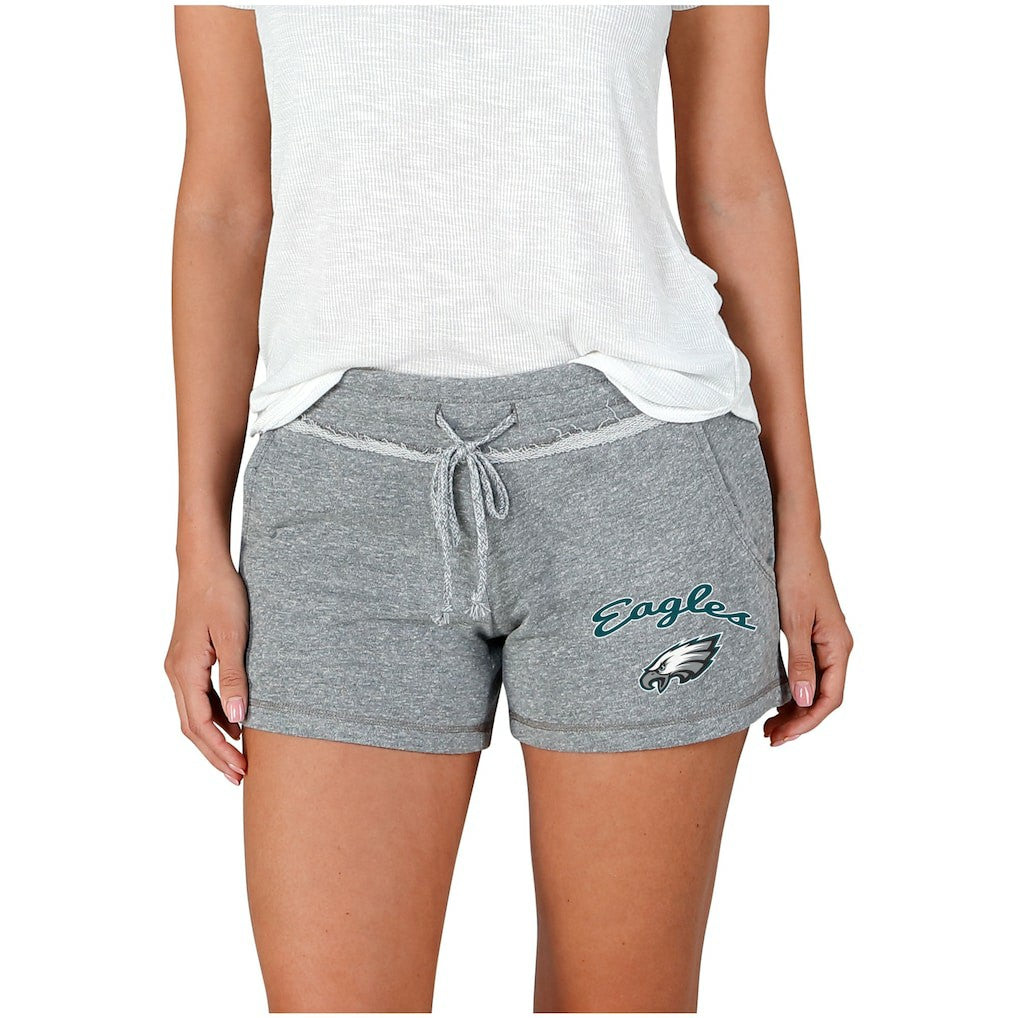 Philadelphia Eagles Concepts Sport Women's Mainstream Terry Shorts Gray | NFL
