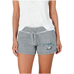 Philadelphia Eagles Concepts Sport Women's Mainstream Terry Shorts Gray | NFL