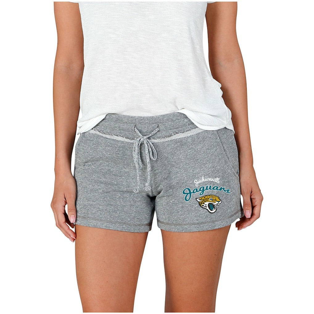 Jacksonville Jaguars Concepts Sport Women's Mainstream Terry Shorts Gray | NFL
