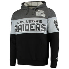 Las Vegas Raiders Starter Extreme Fireballer Pullover Hoodie Heathered Gray/Silver | NFL