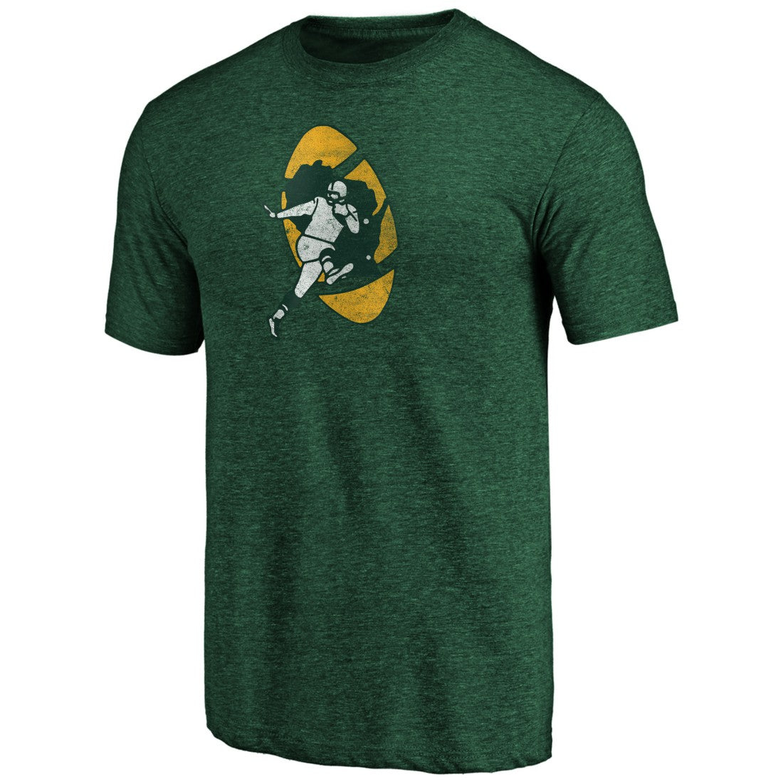 Green Bay Packers #1 Dad Team Logo T-Shirt Green | NFL