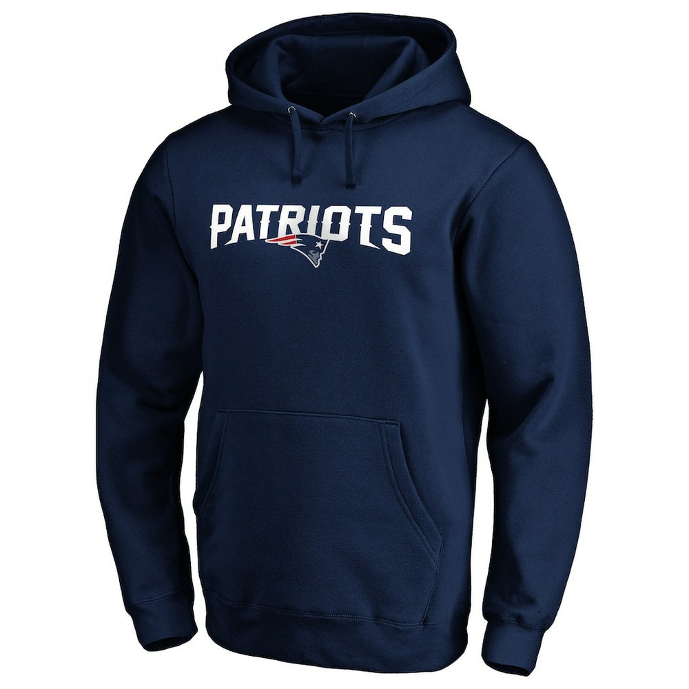 New England Patriots #1 Dad Pullover Hoodie Navy | NFL